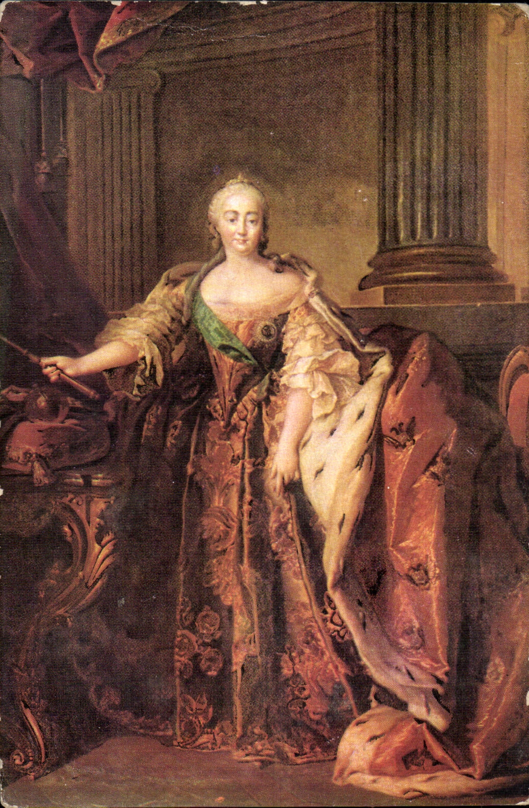 CPA Toque Pinx L Imperatrice Elisabeth Petrovna Kaiserin Ellsabeth Petrowna Russie Russia
