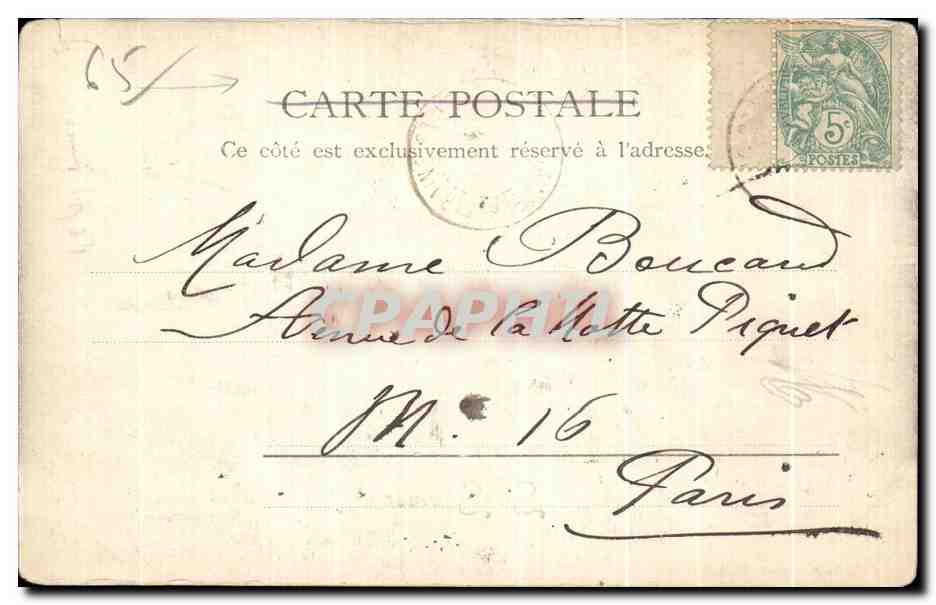 CPA St Sauveur — Verso