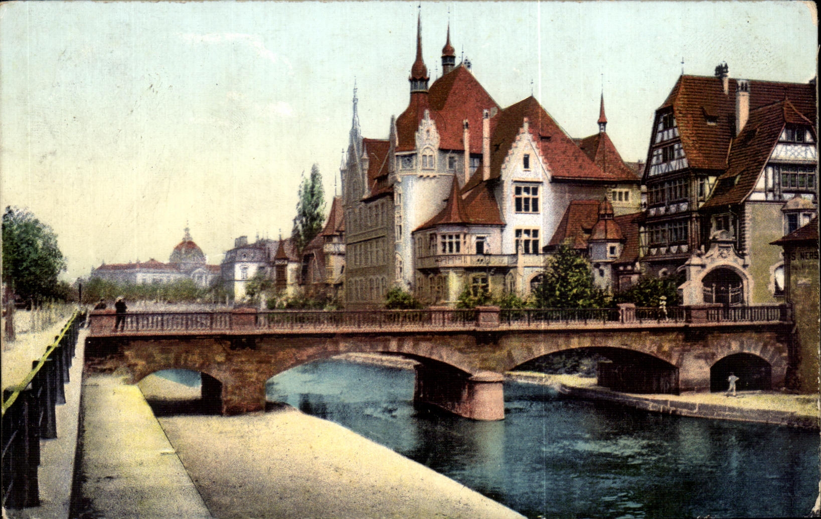 CPA Strassburg I E Hohere Tochterschule Ecole Superieure de Filles