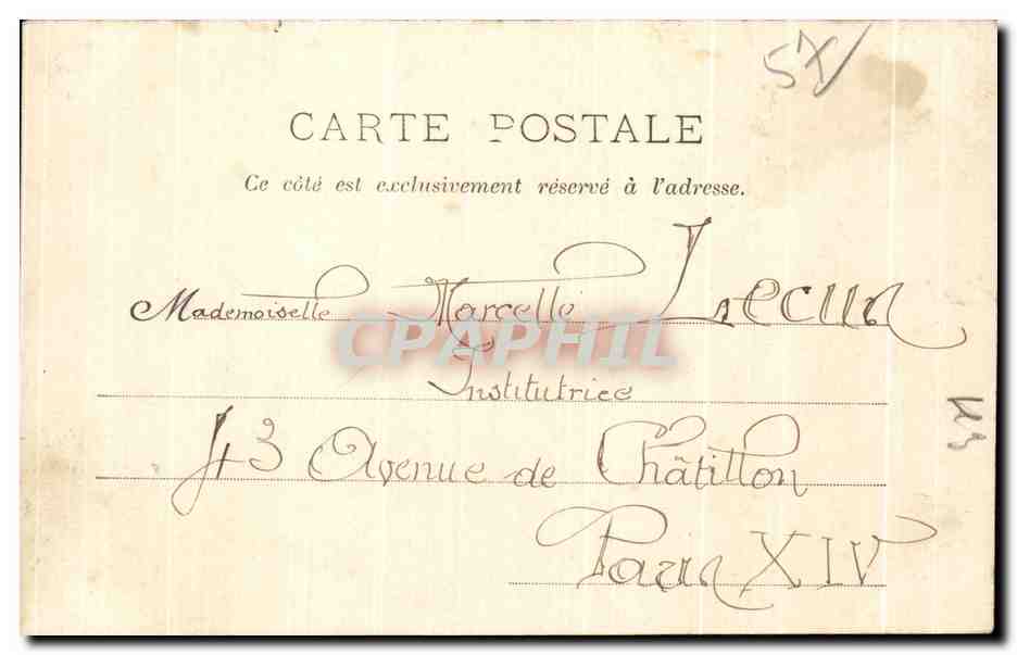 CPA Metz La Digue sur la Moselle — Rückseite