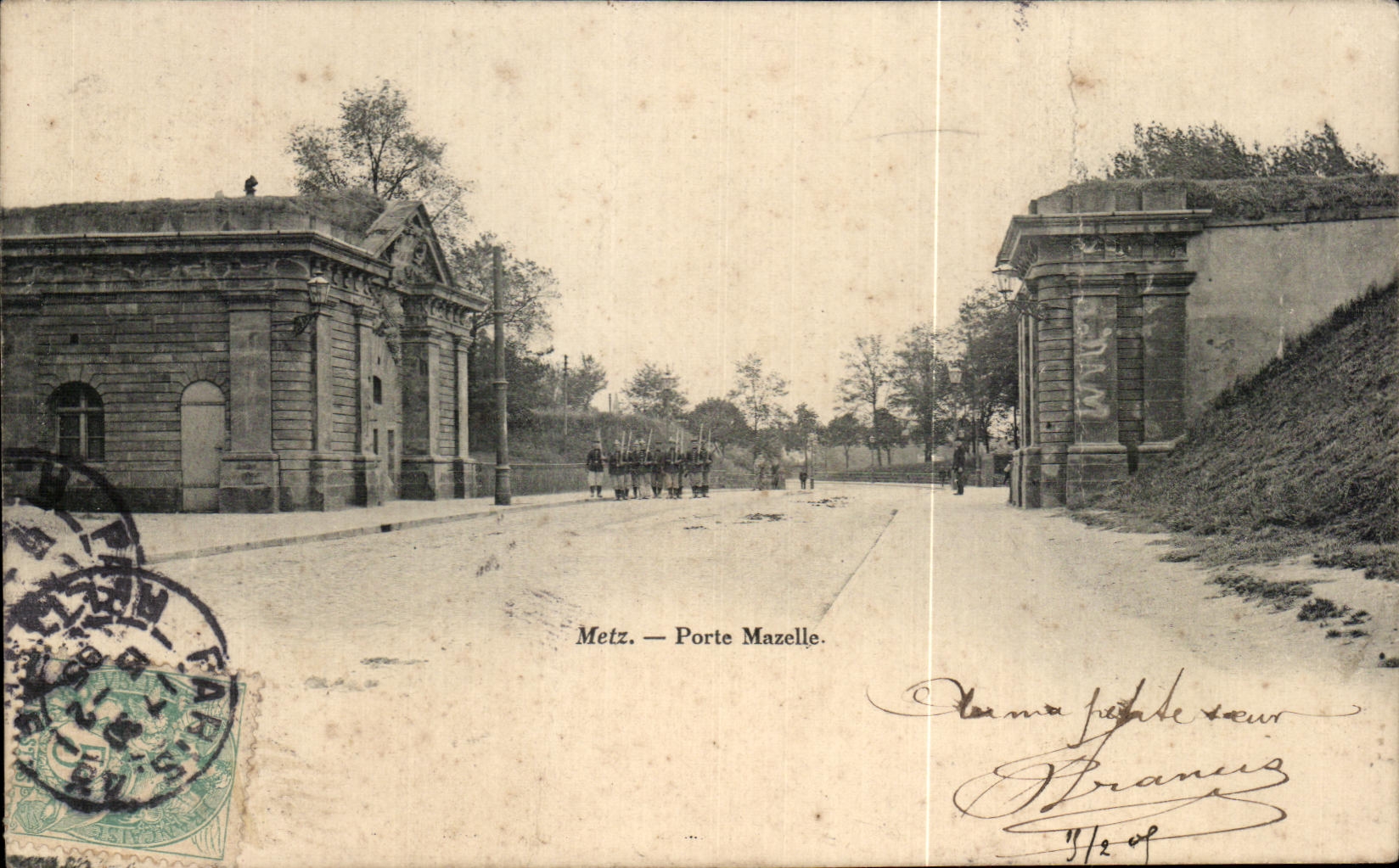 Metz — Porte Mazelle — éditeur anonyme, n° de série non visible