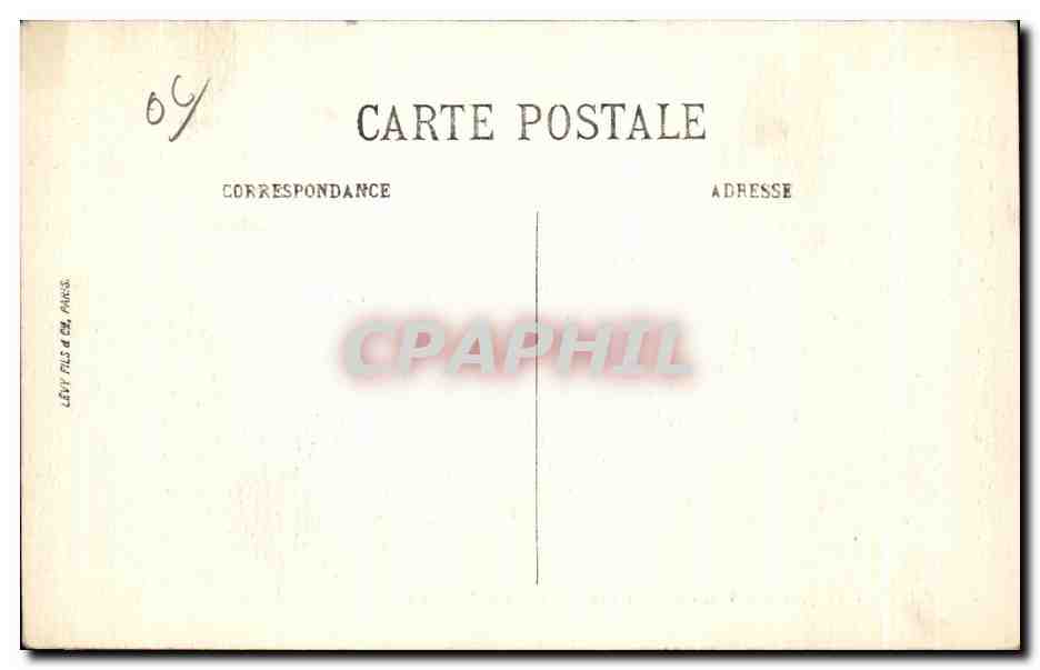 CPA Nice Le Jardin Public Monument La Poesie — Verso
