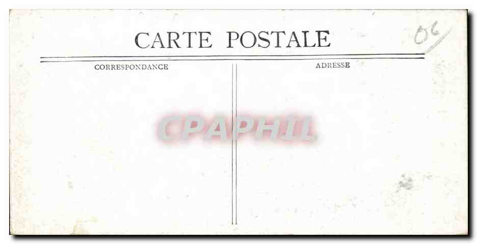 CPA Vue Sur Les Jardins Monte Carlo Monaco — Rückseite