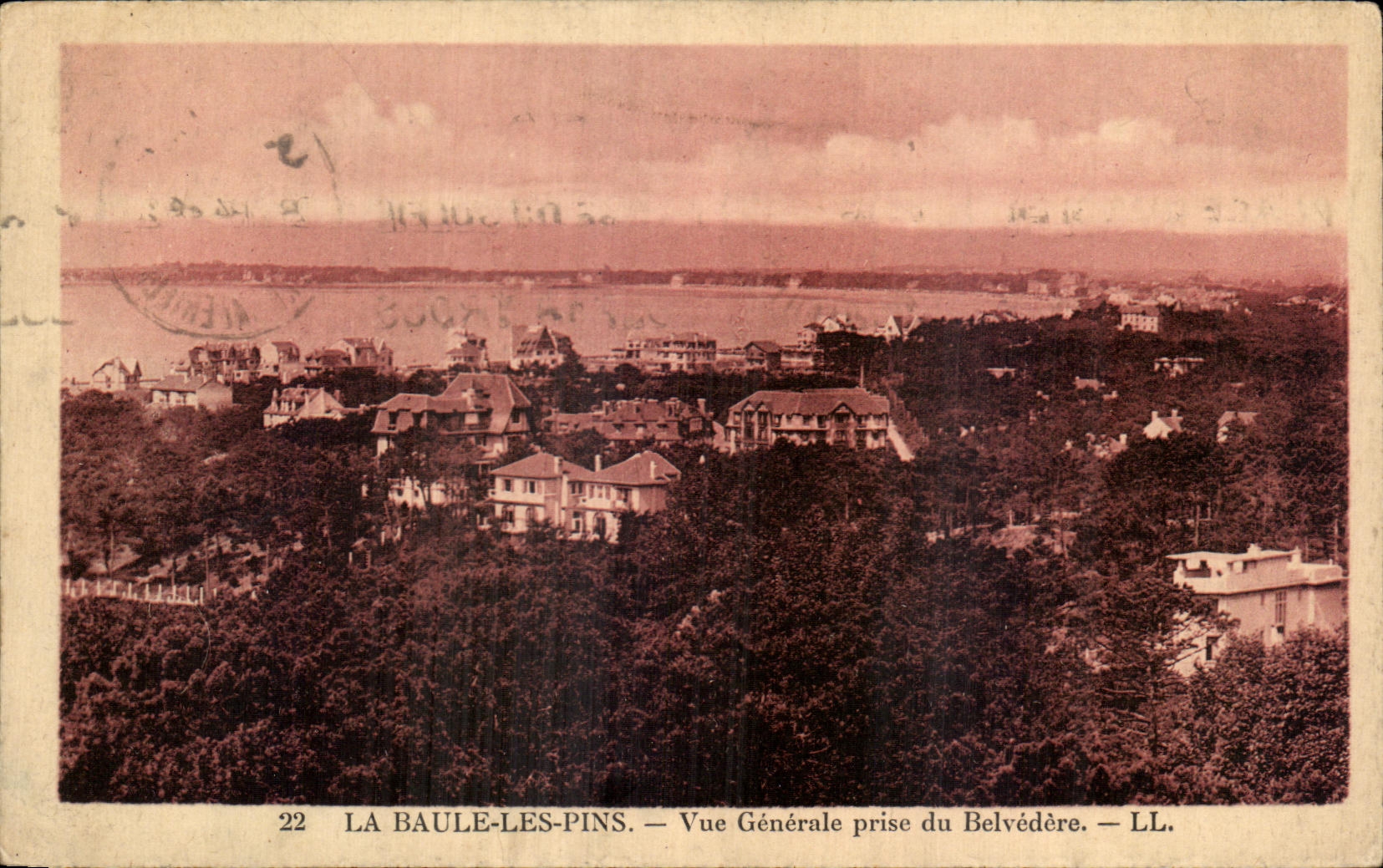 CPA La Baule Les Pins Vue Generale prise du Belvedere