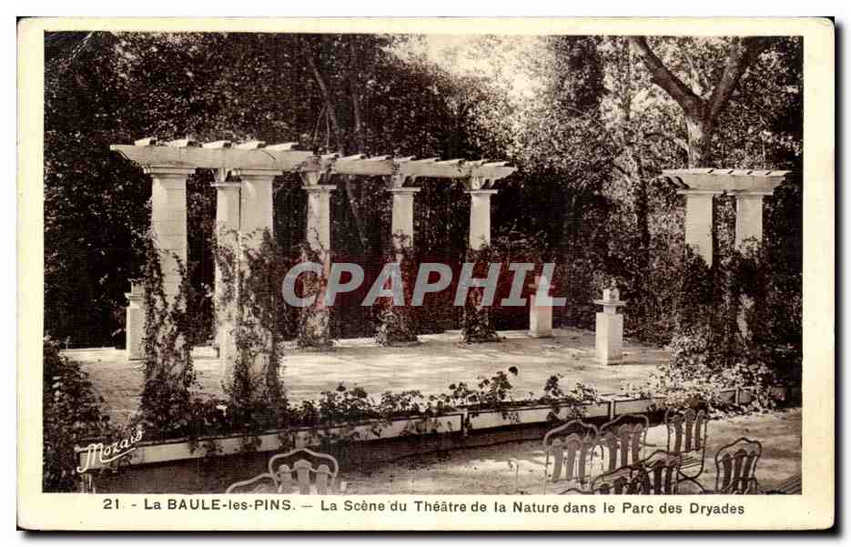 CPA La Baule les Pins La Scene du Theatre de la Nature dans le Parc des Dryades