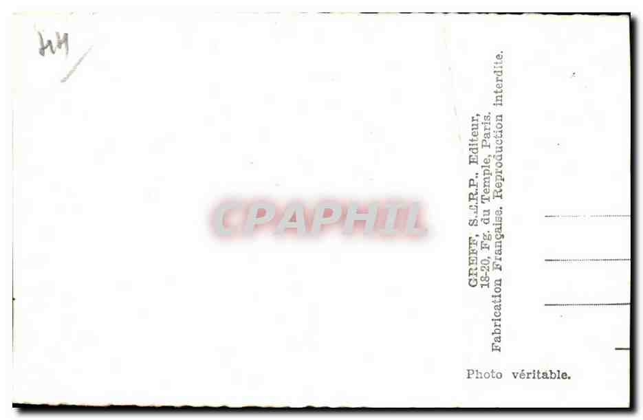 CPA Souvenir De La Cote D Amour — Verso