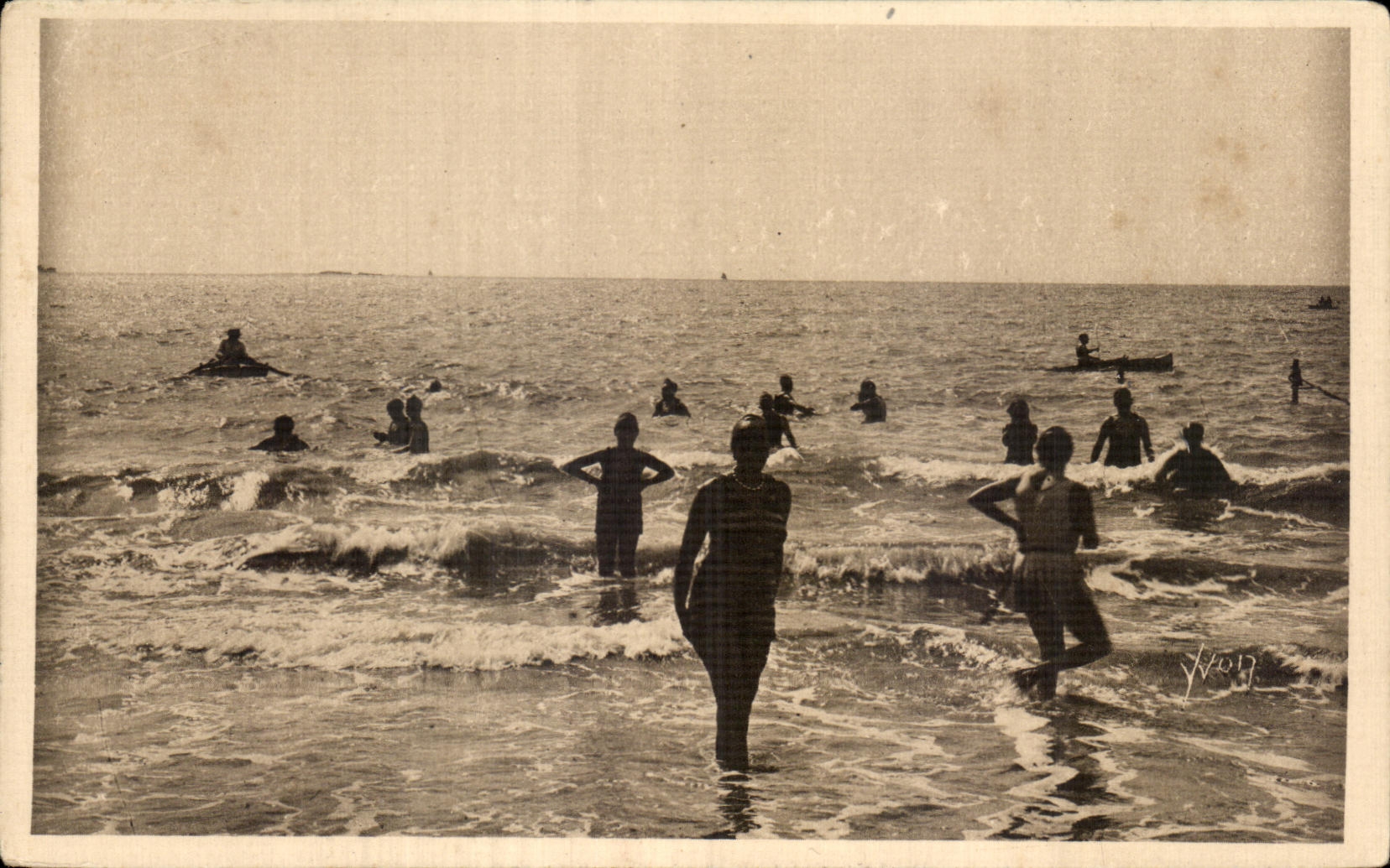 CPA La Baule L Heure du Bain