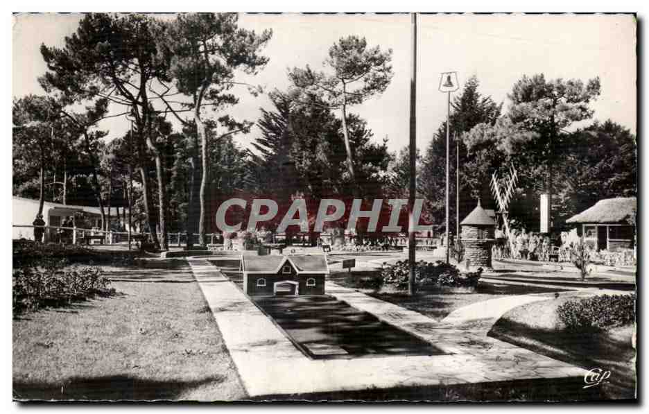 Vintage Postcard La Baule The Miniature Golf