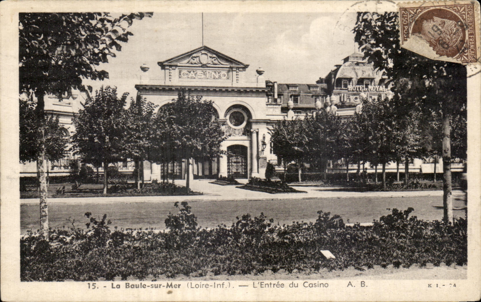 CPA La Baule sur Mer L Entree du Casino