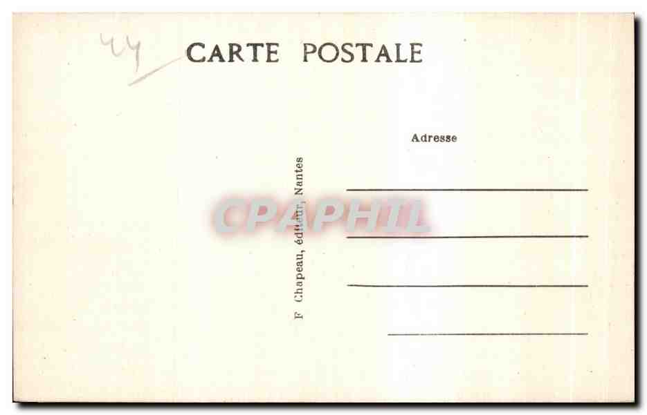 CPA La Baule les Pins Parc des Dryades La Montee du Belvedere — Rückseite