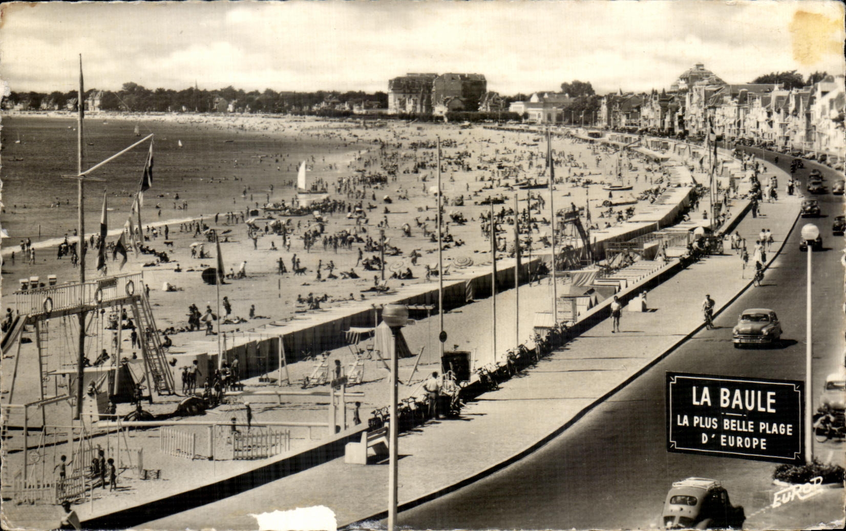 CPA La Baule La Plus Belle Plage D Europe