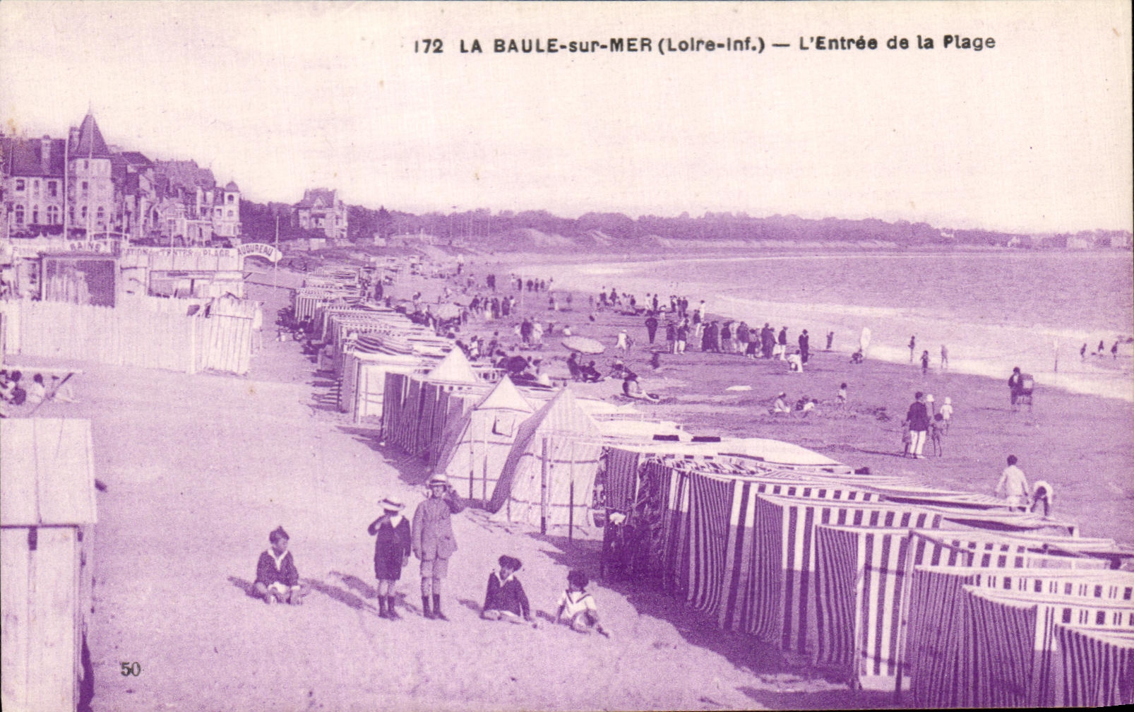 CPA La Baule sur Mer L Entree de la Plage