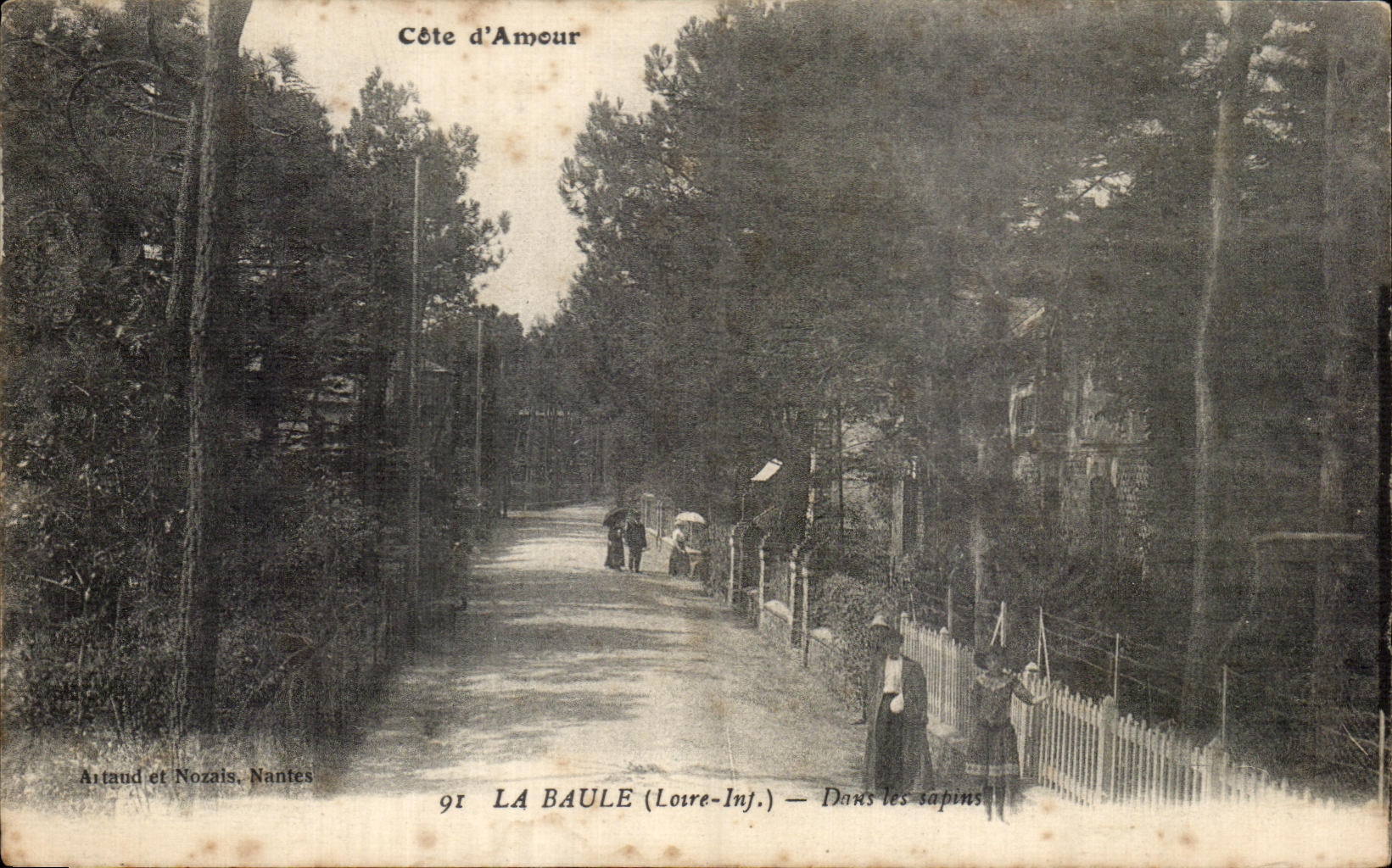 CPA Cote d Amour La Baule Dans les sapins
