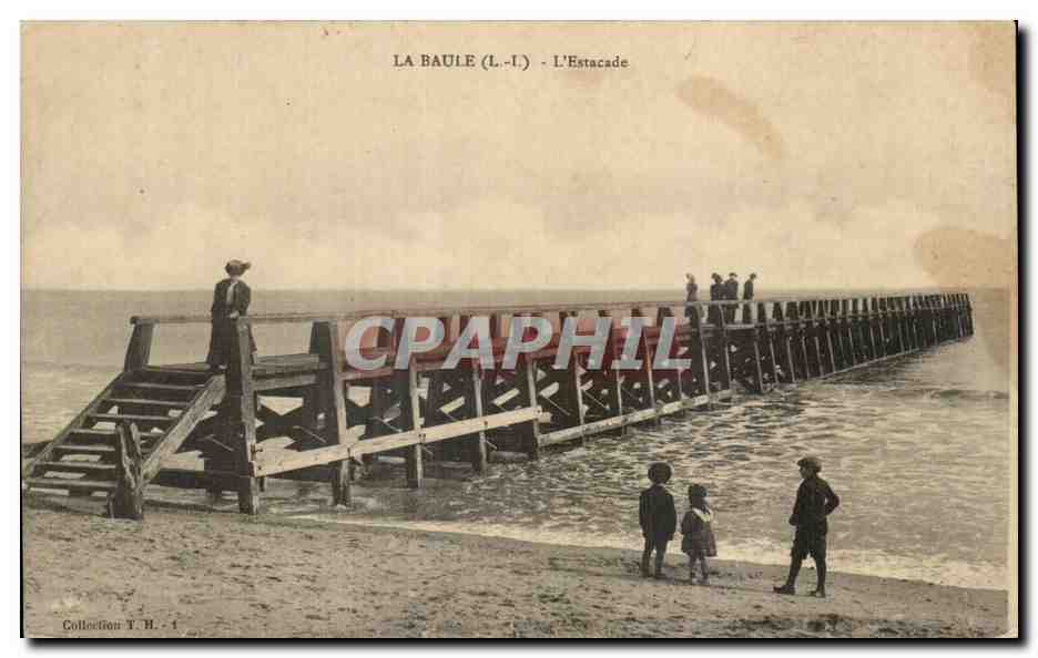 CPA La Baule L Estacade Enfants