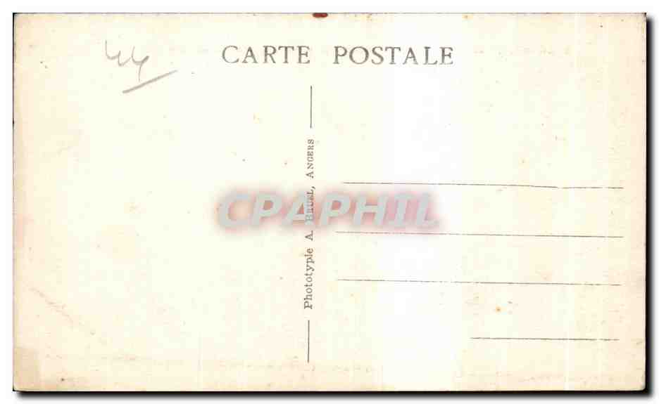 CPA La Baule sur Mer Vue generale de la Plage vers le Casino — Verso