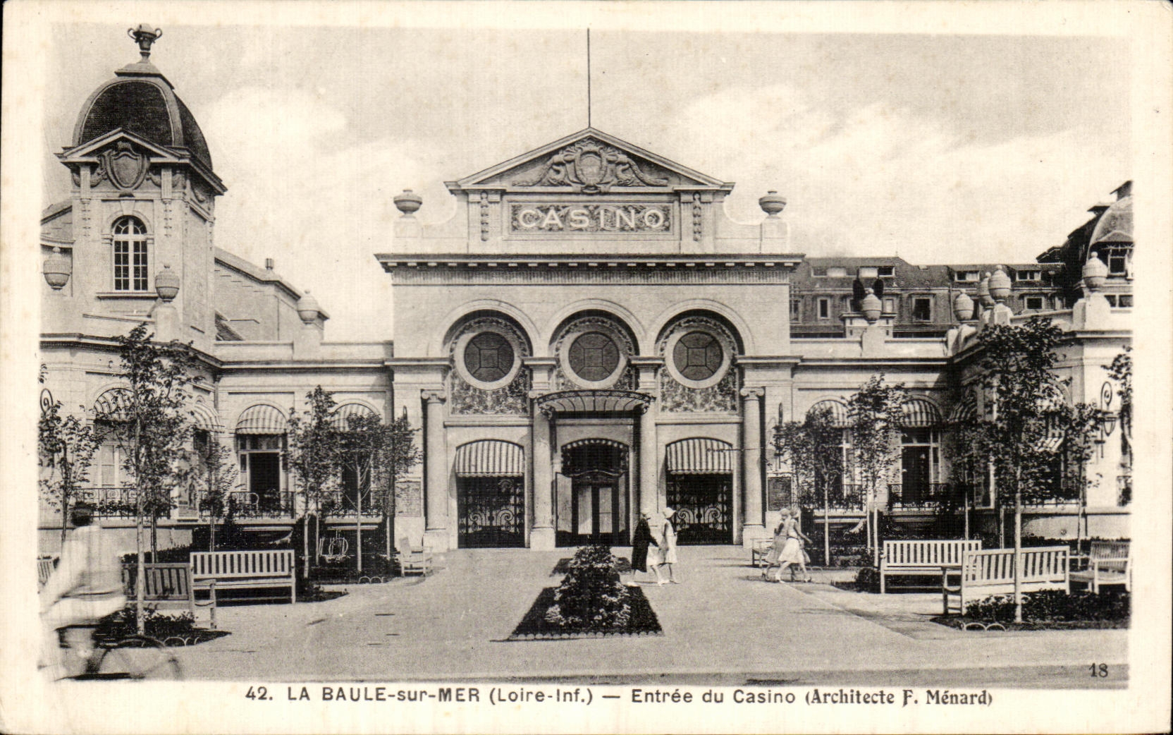 CPA La Baule sur Mer Entree du Casino