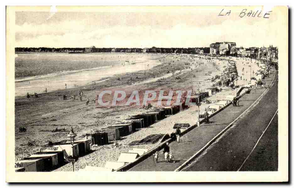 CPA La Baule La Plage et le Boulevard de l Esplanade