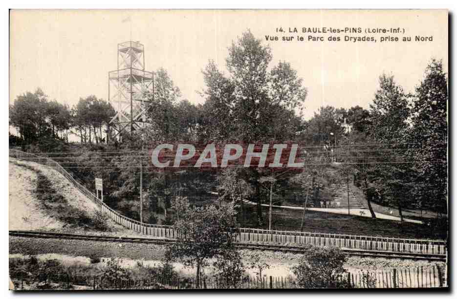 CPA La Baule les Pins Vue sur le Parc des Dryades prise au Nord