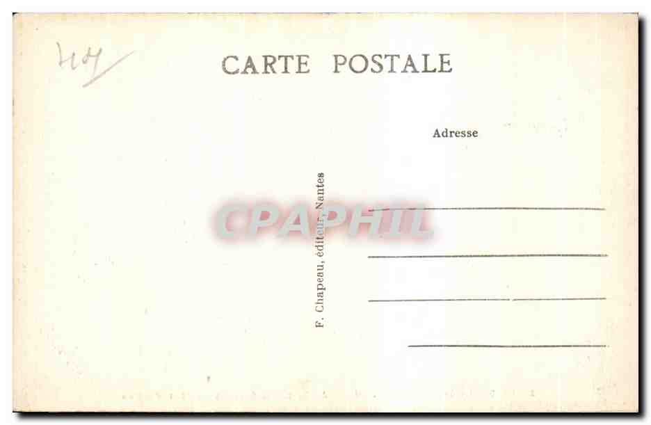 CPA La Baule les Pins Au Parc des Dryades Allees d entree — Verso