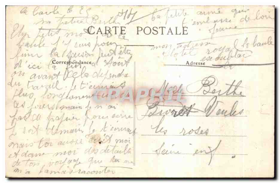 CPA Cote d Amour La Baule Roule du Bois d Amour automobile — Verso