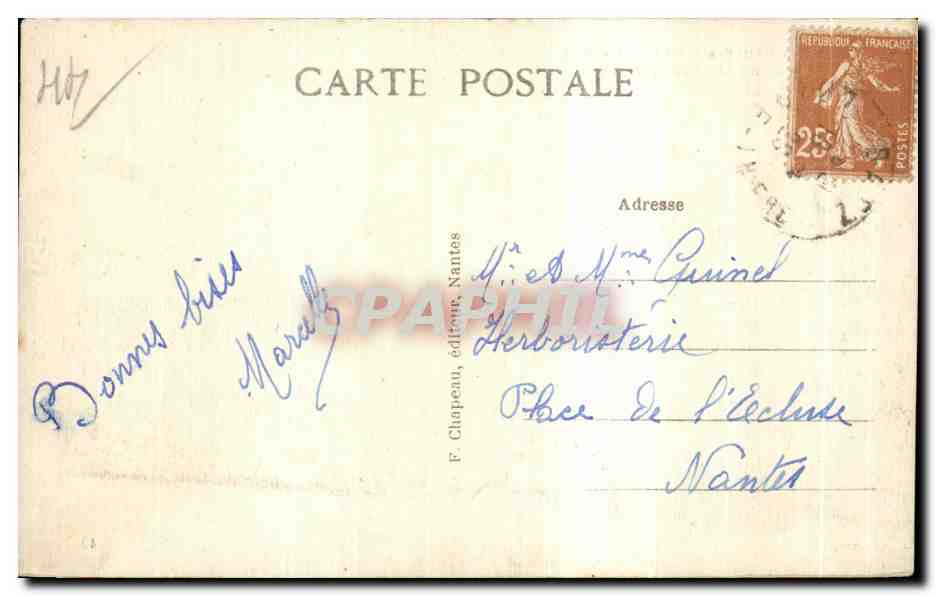 CPA La Baule sur Mer Le Remblal Boulevard Darlu — Rückseite