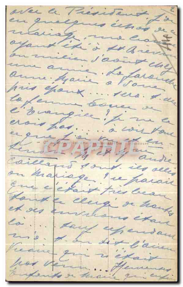 CPA La Baule les Pins L Eglise — Rückseite