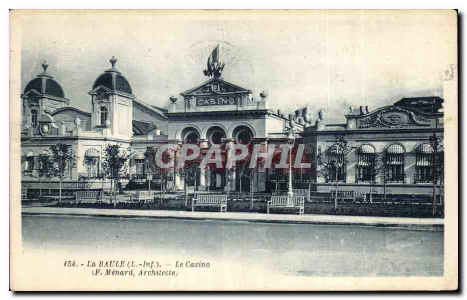 CPA La Baule Le Casino F Menard Architecte