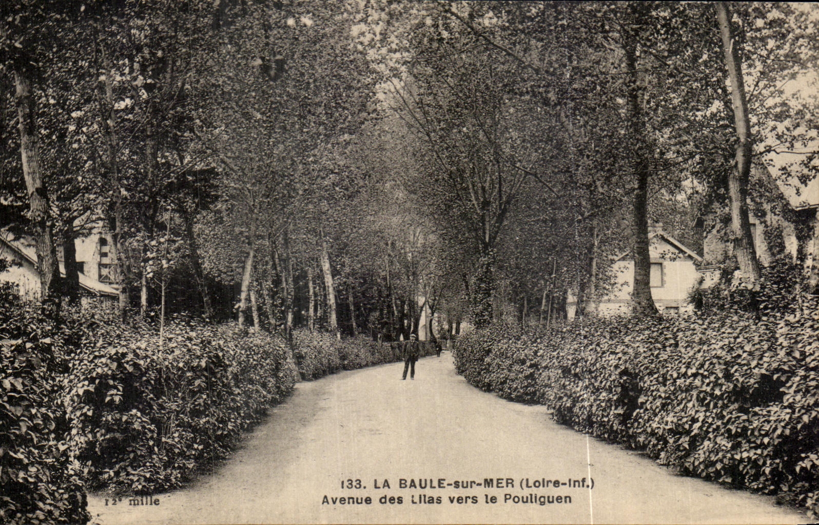 CPA La Baule sur Mer Avenue des Lilas vers le Poullguen