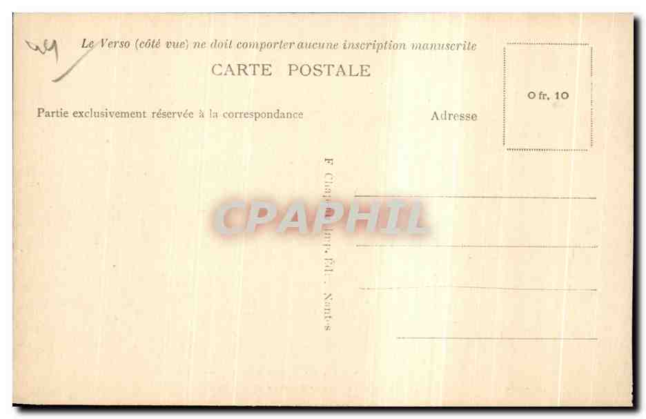 CPA La Baule sur Mer Avenue des Lilas vers le Poullguen — Rückseite