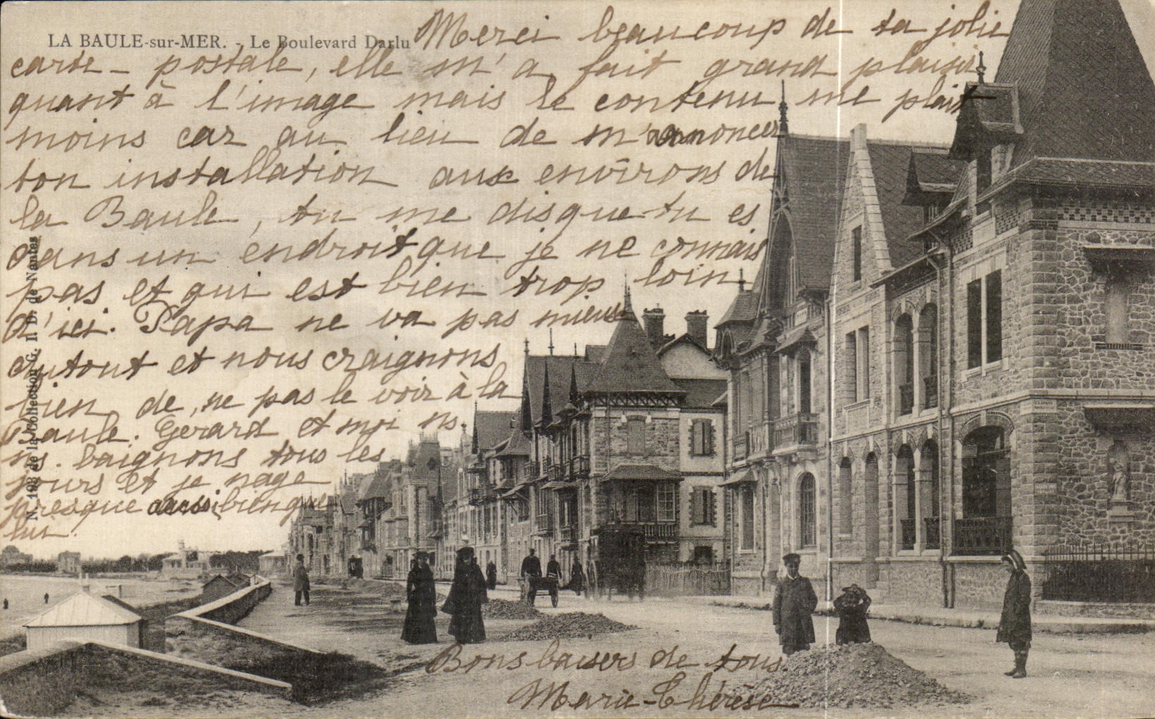 CPA La Baule sur Mer Le Baulevard Darlu