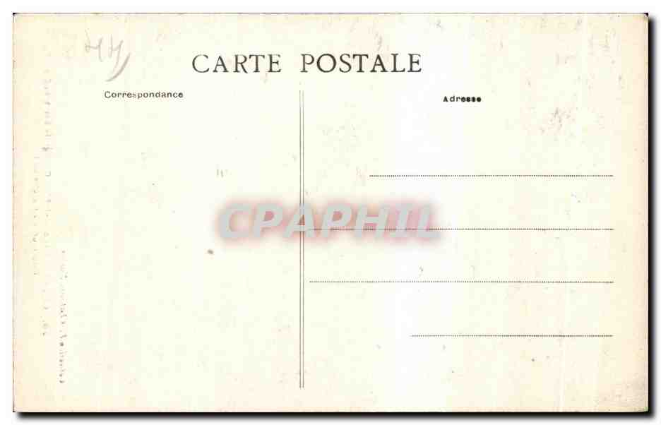 CPA Guerande Colleglale Saint Aubin Interieur du Porche Sud — Rückseite