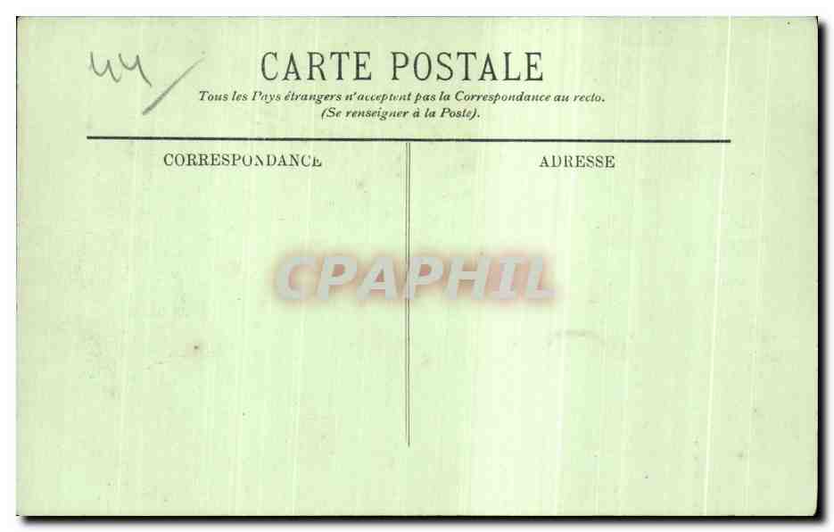 CPA Guerande Interieur de l Eglise Le Tombeau de Tristan de Carne et la Crypte — Rückseite