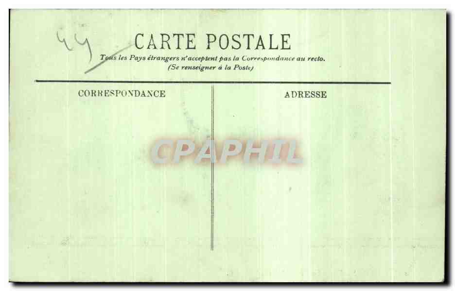 CPA Guerande La Porte St Michel — Rückseite