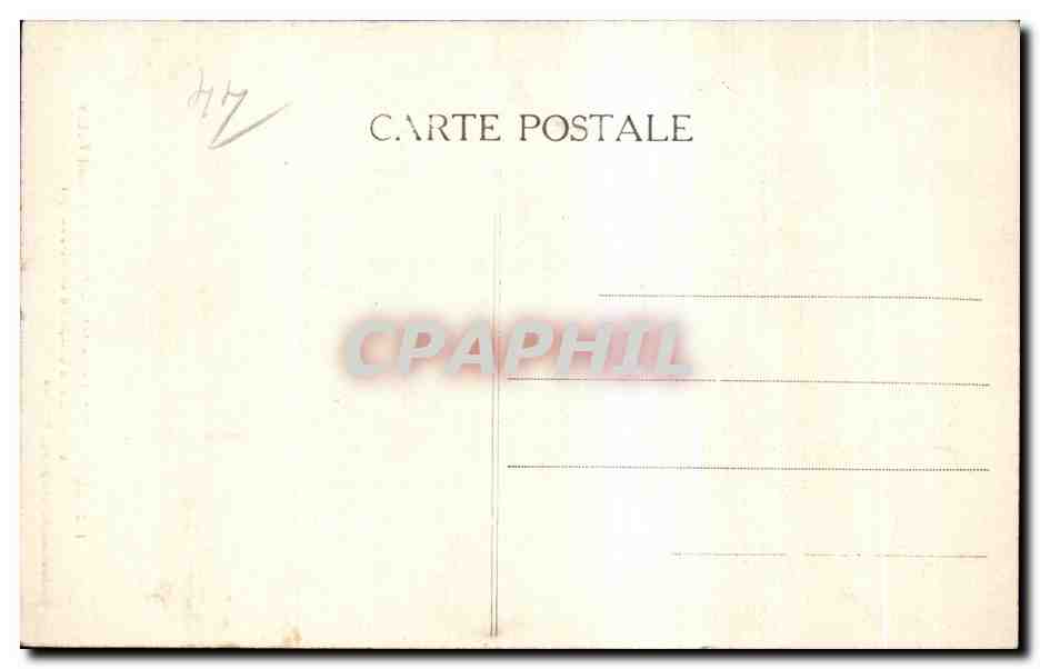CPA Guerande Colleglale Saint Aubin Vitrail de la Chapelle Saint Joseph — Rückseite