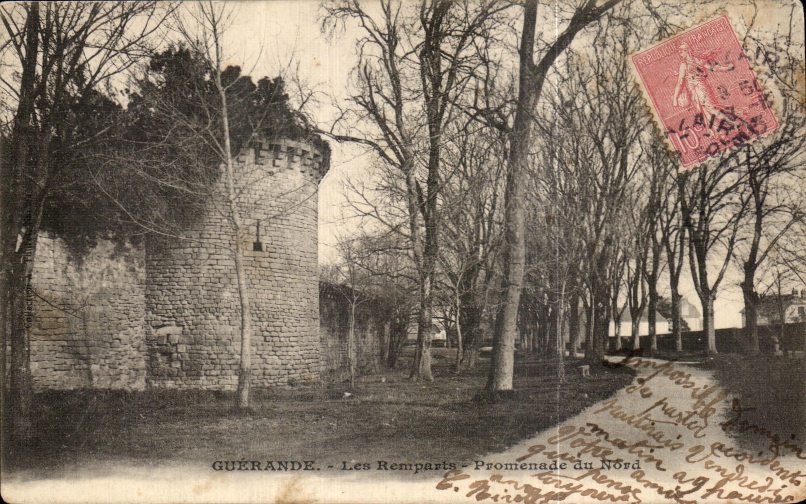 CPA Guerande Les Remparts Promenade du Nord