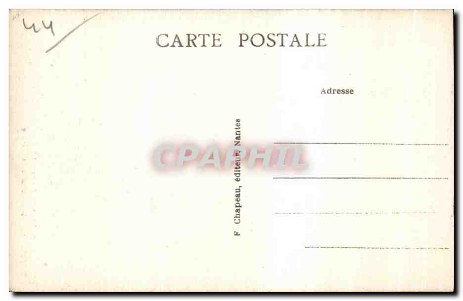 CPA Guerande Colleglale St Aubin Chalre Exterieure — Rückseite