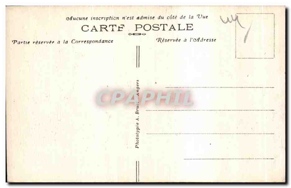 CPA Guerande La Porte St Michel — Rückseite