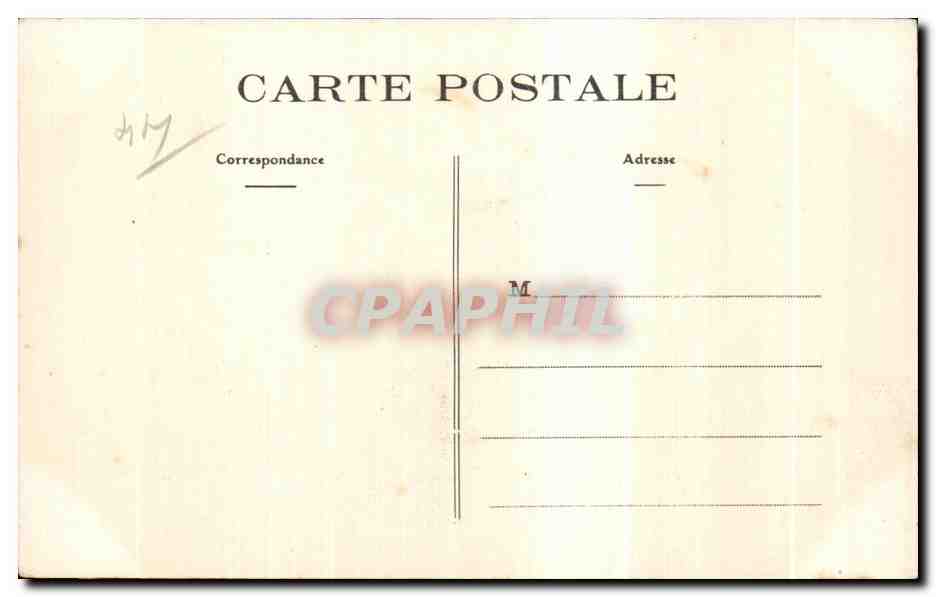 CPA Guerande La Porte St Michel — Rückseite