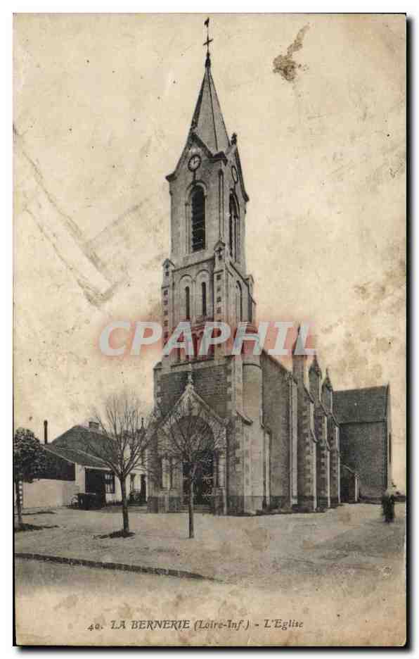 La Bernerie (Loire-Inf.) — L'Église — CPAPHIL n°40