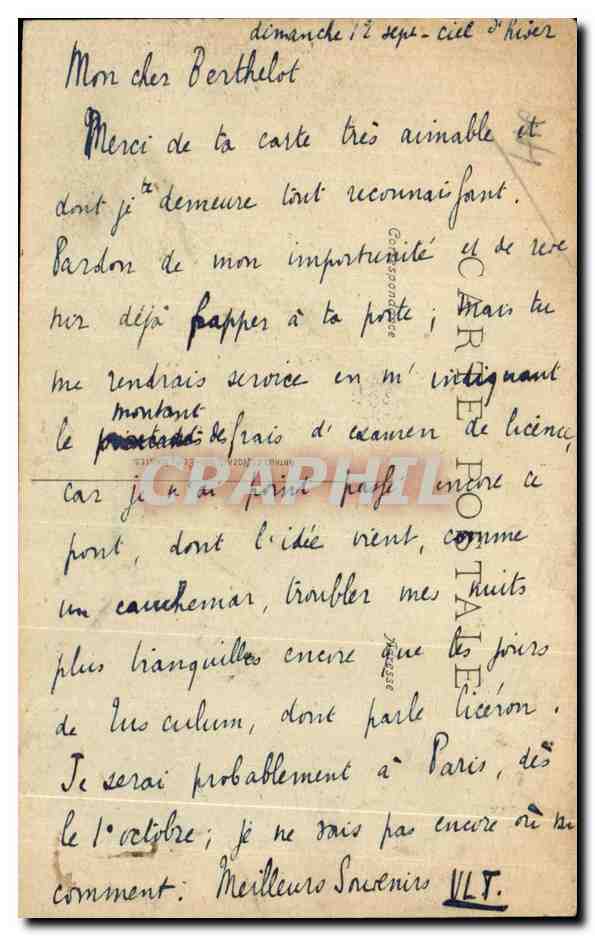 La Bernerie (Loire-Inf.) — L'Église — CPAPHIL n°40 — Verso