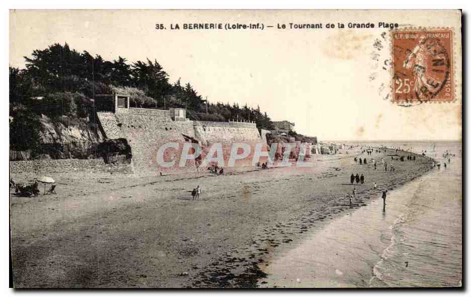 CPA La Bernerie Le Tournant de la Grande Plage