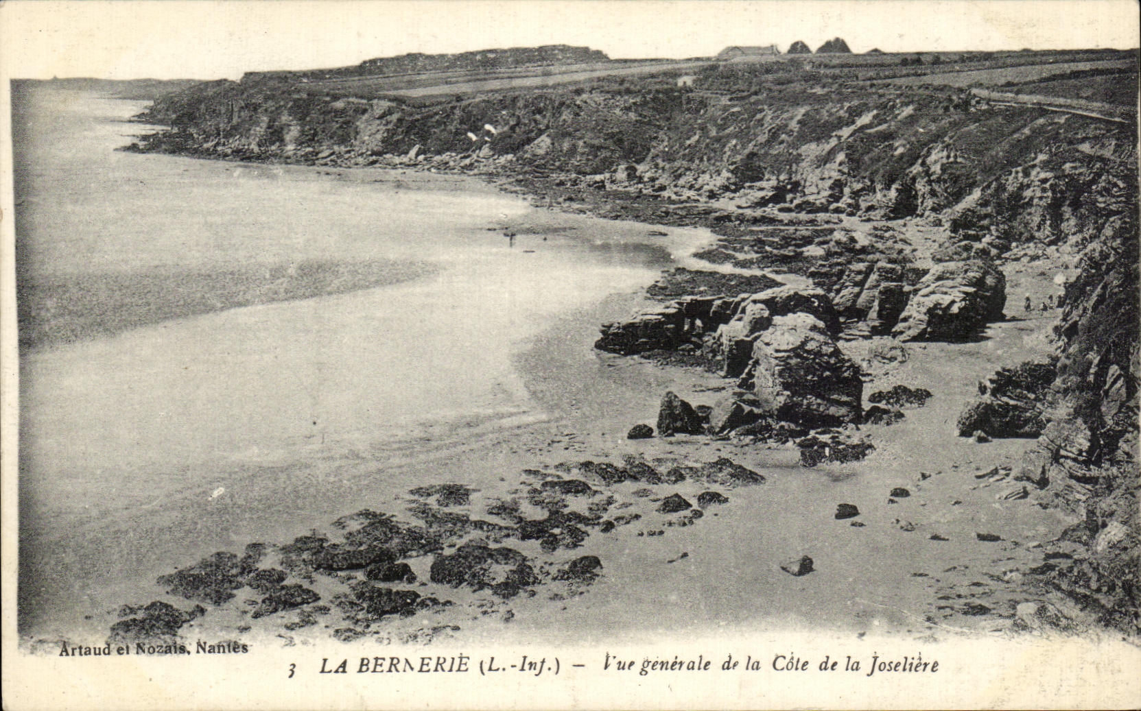 CPA La Bernerie Vue generale de la Cote de la Joseliere