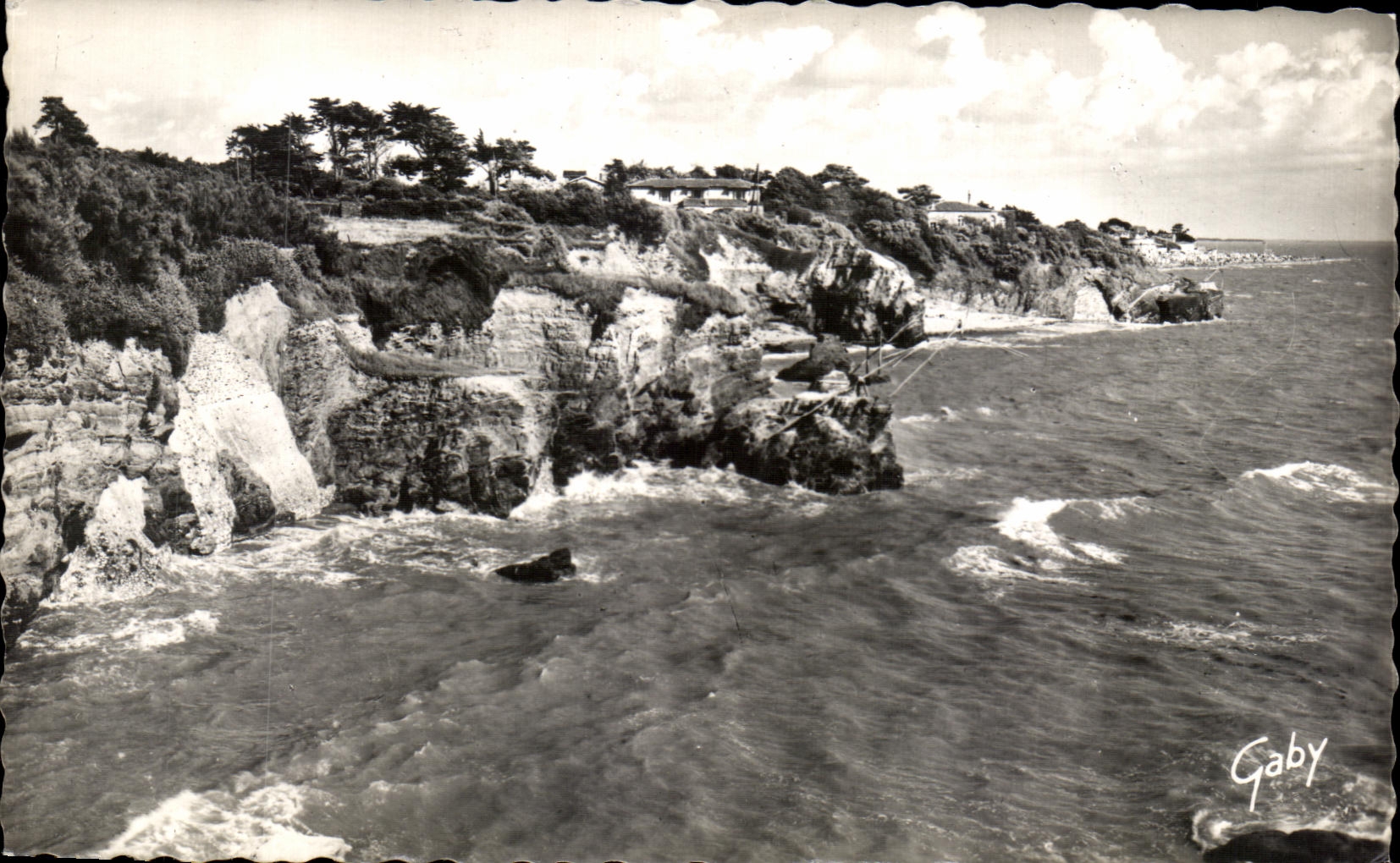 CPSM La Bernerie Les Rochers