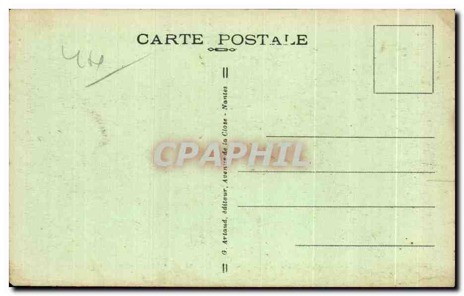 CPA La Bernerie La Voruzerie — Rückseite