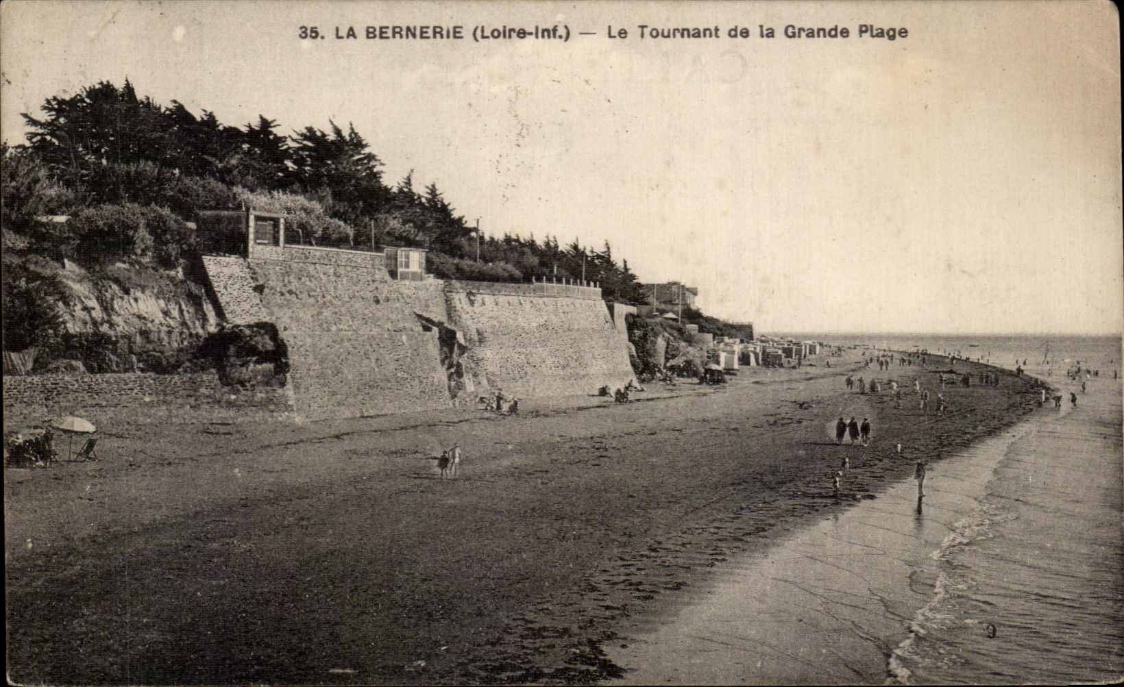 CPA La Bernerie Le Tournant de la Grande Plage