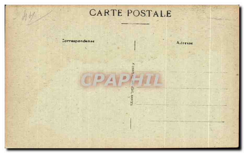 CPA Nantes Eglise Saint Similien Autel Saint Joseph — Rückseite