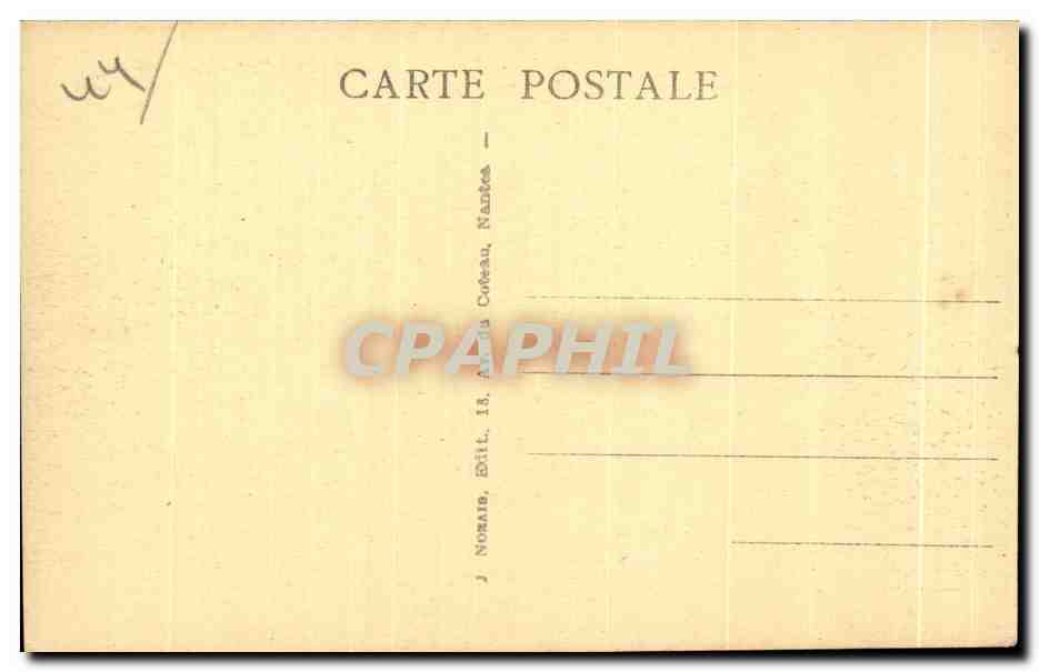 CPA Nantes La Prefecture — Verso