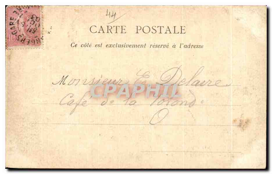 CPA Nantes Jardin des Plantes L etang — Rückseite