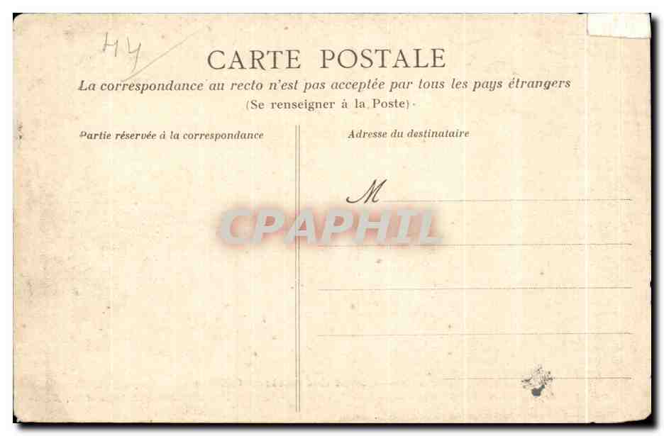 CPA Nantes Le Grand Theatre et la rue Crebillon — Rückseite
