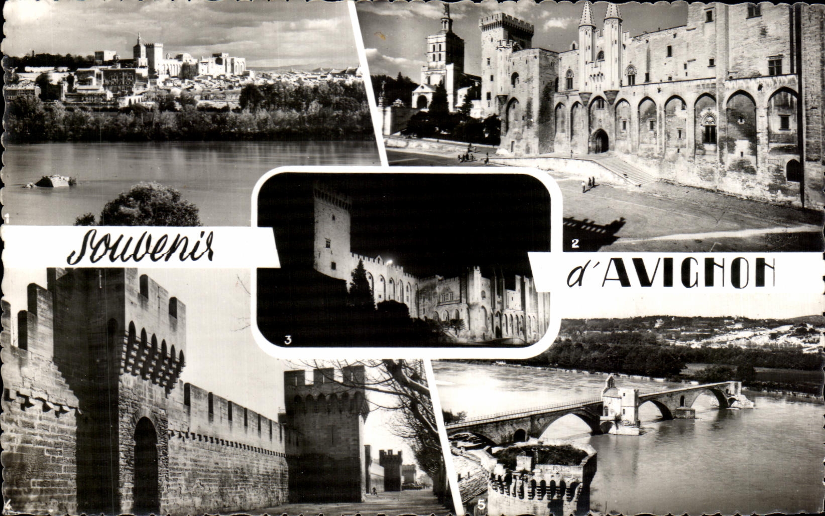 CPSM Souvenis d Avignon
